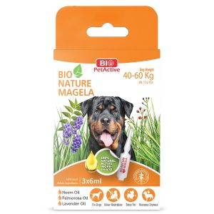 Bio Nature Magela Köpek Dış Parazit Damlası (Bit ve Pire) 40-60 Kg - 3 x 6 ml