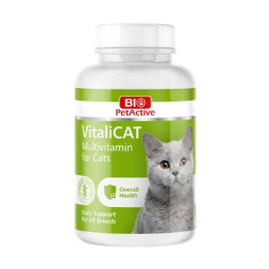 Bio petactive Vitalicat 0,5 150 Tablet (Kedi̇ler İçi̇n Multi̇vi̇tami̇n Tablet) 75 Gr