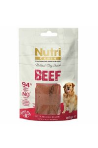 Nutri Canın Beef Tahılsız Sığır Etli Köpek Ödülü 80 gr