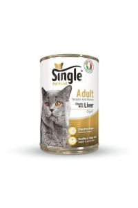 Single Ciğerli Kedi Konservesi 415 gr