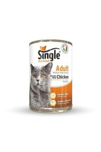 Single Tavuklu Kedi Konservesi 415 gr