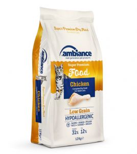 Ambiance Tavuklu Kedi Maması Low Grain & Hypoallergenic 12 Kg