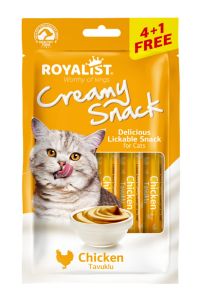 Royalist Creamy Snack Tavuklu Kedi Ödül Maması 75 gr