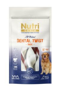 Nutri Canın Dental Twist Ördekli Diş Sağlığı Köpek Ödülü 120 Gr