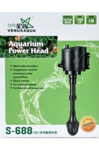 Venus Aqua S-688 Yedek Akvaryum Kafa Motoru 1000L/H