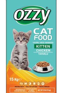 Ozzy Tavuklu Yavru Kedi Maması 15 Kg.