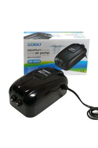 Sobo Ayarlanabilir Çift Çıkışlı Akvaryum Hava Motoru  Sb-8808 10w 12 Lt