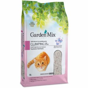 Gardenmix Bentonit Bebek Pudralı Kedi Kumu Kalın 10 Lt