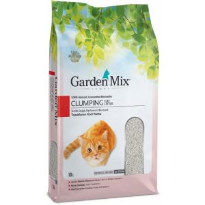 Gardenmix Bentonit Parfümsüz Taneli Doğal Kedi Kumu İnce 10 Lt