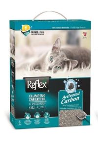 Reflex Kedi Kumu Aktif Karbonlu Topaklanan Turkuaz 6 Lt