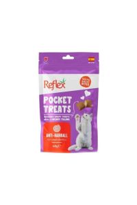 Reflex Pocket Treats Anti-Hairball Tüy Yumağı Önleyici Kedi Ödül Maması 60 Gr